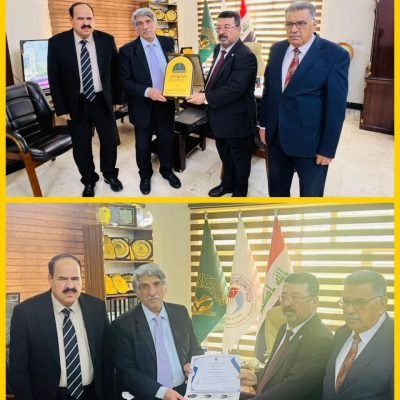 بناءً على توجيهات سعادة البروفيسور الدكتور محمد خير الغباني، رئيس اتحاد الجامعات الدولي، قام الأستاذ المساعد الدكتور بسيم حميد السامرائي، نائب رئيس الاتحاد لشؤون العراق، يرافقه وفد رسمي، بتسليم شهادة تجديد عضوية كلية السلام الجامعة في اتحاد الجامعات الدولي إلى سعادة عميد الكلية الأستاذ الدكتور عبد السلام الحديثي.وقد جرت مراسم التسليم بحضور كلٍّ من:الأستاذ الدكتور صبيح كرم الكناني، معاون العميد للشؤون العلميةالدكتور علي الحيالي، معاون العميد للشؤون الإداريةالأستاذ المساعد الدكتور خالد صبري الجنابي، رئيس قسم القانون في الكليةالأستاذ المساعد الدكتور ياسين علي مهدي، عضو الاتحاد – كلية الشريعة / جامعة سامراءويأتي هذا الإنجاز في إطار تعزيز أواصر التعاون الأكاديمي وترسيخ مكانة المؤسسات التعليمية الأعضاء في اتحاد الجامعات الدولي، بما يسهم في الارتقاء بالمستوى العلمي والبحثي وتوسيع آفاق الشراكة الدولية.….