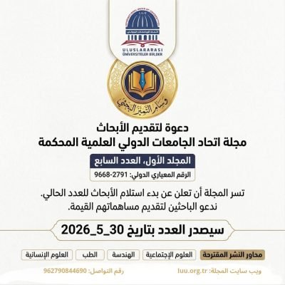 ​برعاية البروفيسور الدكتور محمد خير الغباني الحسينيرئيس اتحاد الجامعات الدولي