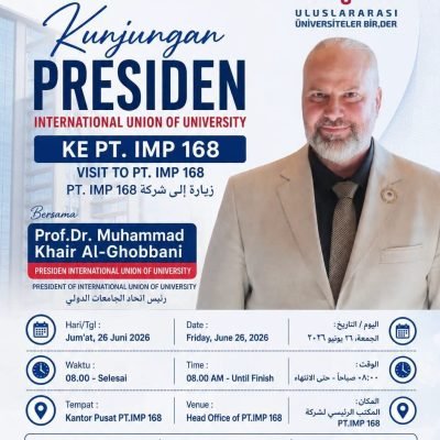رئيس اتحاد الجامعات الدولي يزور شركة PT. IMP 168 في إندونيسيا لتعزيز الشراكة بين التعليم العالي والصناعة