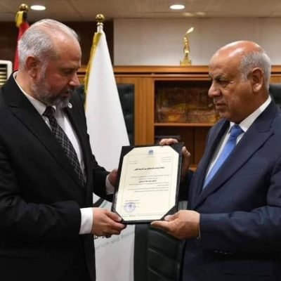 يتقدّم رئيس International Union of Universities – اتحاد الجامعات الدولي البروفسور الدكتور محمد خير الغباني الحسيني بأسمى آيات التهنئة والتبريك إلى معالي الوزير الدكتور أحمد فكاك البدراني بمناسبة تعيينه وزيراً للتعليم العالي والبحث العلمي في جمهورية العراق.متمنّين لمعاليه دوام التوفيق والسداد في أداء هذه المسؤولية الوطنية الكبيرة، وأن يشهد قطاع التعليم العالي والبحث العلمي في العراق مزيداً من التطور والتميّز والارتقاء في عهده، بما يخدم الجامعات والباحثين والطلبة ومسيرة التنمية الشاملة.مع خالص التقدير والاحترام.