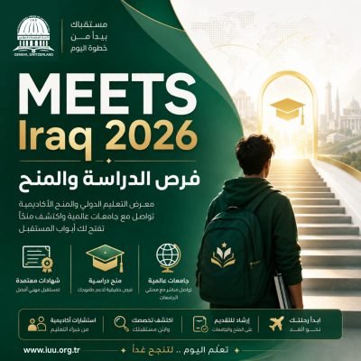فرص الدراسة و المنح الطلابية تعلّم… تواصل… واصنع الفرق في MEETS اربيل اقليم كوردستان العراق 2026