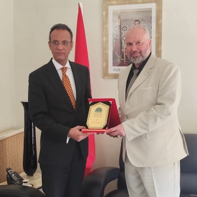 زيارة اتحاد الجامعات الدولي لسفارة المملكة المغربية بدمشق.