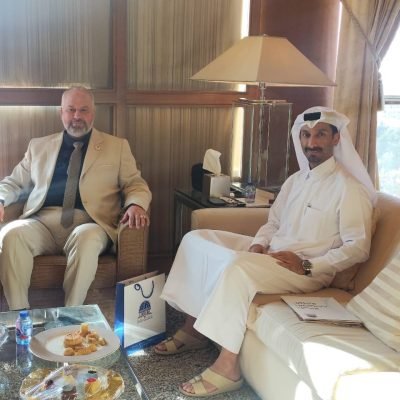 اتحاد الجامعات الدولي يزور السفارة القطرية .